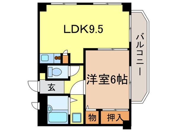 THE　SQUARE　・Orio　Residenceの物件間取画像